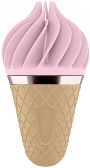 Satisfyer Sweet Treat růžovo hnědý
