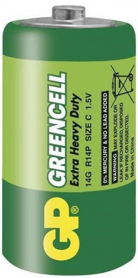 Baterie GP GreenCell R14 typ C