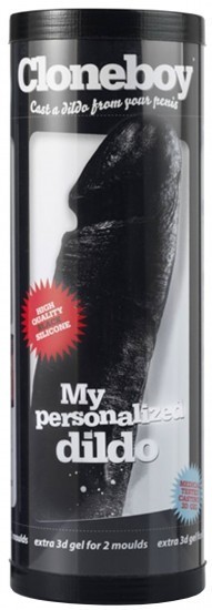 Černá sada na odlitek penisu CloneBoy + dárek Anální lubrikační gel (130 ml)