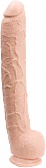 Gelové dildo XXL Rambo (37 cm) + dárek Anální lubrikační gel (130 ml)