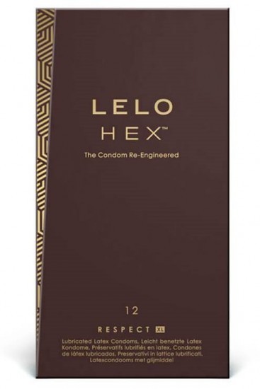 LELO Hex Respect – XL kondomy (12 ks)