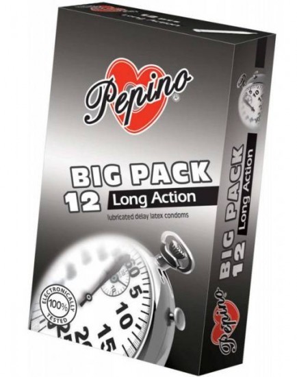 Pepino Long Action – tlumivé kondomy (12 ks)