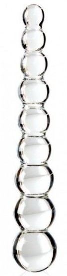 Skleněné dildo Icicles No. 2 (22 cm) + dárek Anální lubrikační gel (130 ml)