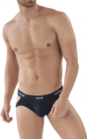 Clever černé jockstrap slipy Venture