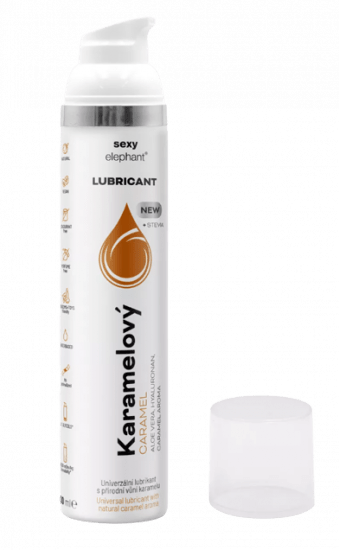 Karamelový lubrikační gel Sexy Elephant (100 ml)