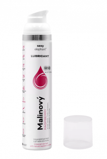 Malinový lubrikační gel Sexy Elephant (100 ml)